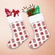 Creative Gift Boxes With Striped And Dotted Pattern On Christmas Stocking