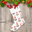 Cute Gnomes With Red Christmas Hat Christmas Stocking