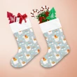 Funny Llamas With Christmas Gifts Rainbows Clouds Christmas Stocking