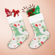 Cute Dino Wish You To Have A Very Merry Christmas Christmas Stocking