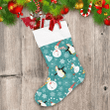 Merry Christmas Funny Snowmen And Penguins Christmas Stocking