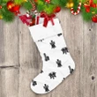 Meteorology Thermometer Measuring And Christmas Ringing Bell Christmas Stocking