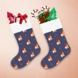 Love Together Gnome Couple And Xmas Candy Pattern Christmas Stocking