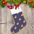 Love Together Gnome Couple And Xmas Candy Pattern Christmas Stocking