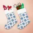 The Snowflake Is Made Of Multi-colored Mosaic Fragments Christmas Stocking