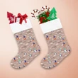 Hello Winter Cloudy Day With Cute Gnomes Illustration Christmas Stocking
