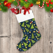 Christmas Tree Snowflake Socks And Chicken Christmas Stocking