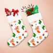 Christmas Sock Funny Tiger Santa Hat And Gift Christmas Stocking