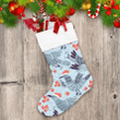 Christmas With Funny Birds And Holly Berries Christmas Stocking Christmas Gift