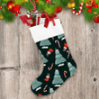 Christmas Tree Candy Canes And Socks Christmas Stocking