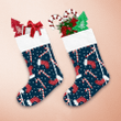 Red And White Christmas And Candy Cane Christmas Stocking
