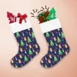 Boston Terrier And Welsh Corgi With Christmas Tree Christmas Stocking Christmas Gift