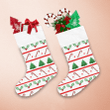 Holly Berries Candy Canes And Christmas Tree Christmas Stocking