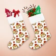 Cute Tigers Heads In Christmas Red Hats Christmas Stocking