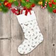 Christmas Plant With Cute Little Birds Christmas Stocking Christmas Gift