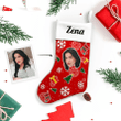 Custom Face Christmas Stocking Christmas Gift Tree Hero Add Pictures And Name