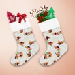 Christmas With Image Cartoon Dogs Dachshund In Striped Jersey Christmas Stocking Christmas Gift