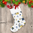 Music Notes With Luxury Presents Gnomes Day Christmas Stocking