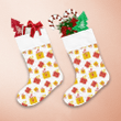 Gift Boxes With Happy Emotional Faces Illustration Christmas Stocking
