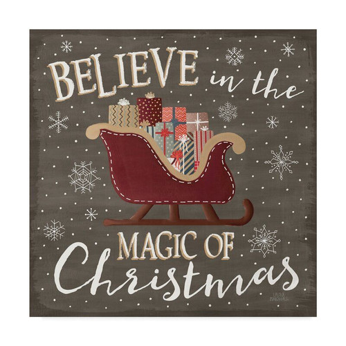 'Christmas Cheer V' Graphic Art Print on Wrapped Canvas