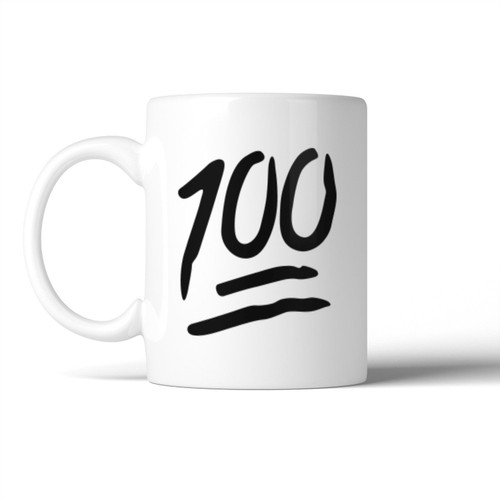 100 Points Mug Ceramic Coffee Mugs Gift For Christmas Birthday