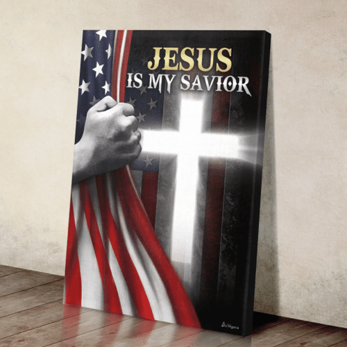  Jesus Is My Savior American Matte Canvas