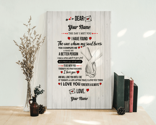 I Love You Forever And Always - Personalized Gifts Family Friend Mother'S Day Father'S Day Ideas Custom Canvas - Canvas Prints - Wall Art Decor