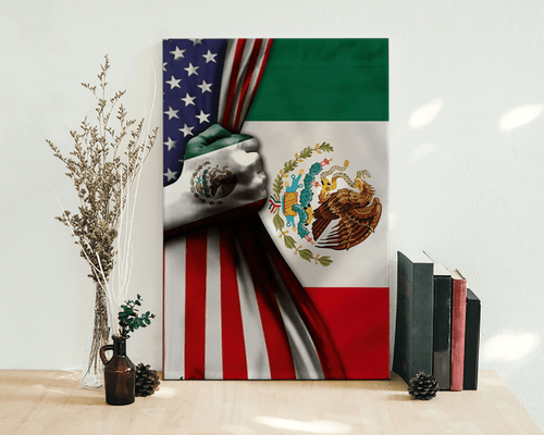 Proud To Be Mexican American - Canvas Prints - Wall Art Decor