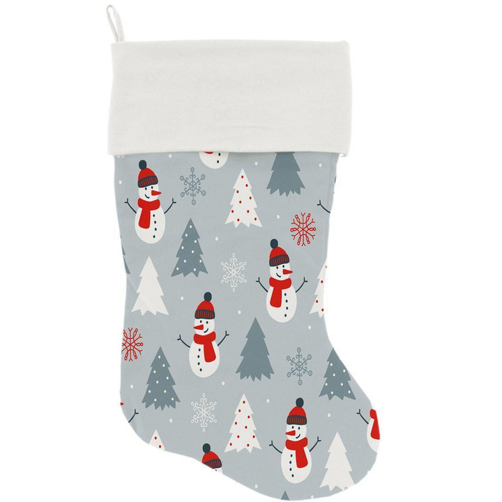 Look At Frosty Go On Grey Christmas Stocking Christmas Gift
