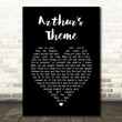 Christopher Cross Arthur's Theme Black Heart Song Lyric Music Print