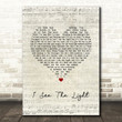 TANGLED I See The Light Script Heart Song Lyric Quote Music Poster Print
