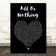Theory Of A Deadman All Or Nothing Black Heart Song Lyric Music Print
