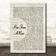 Kiss From A Rose Seal Song Lyric Vintage Script Quote Print