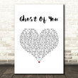 5 Seconds Of Summer Ghost Of You White Heart Song Lyric Art Print