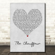 Duran Duran The Chauffeur Grey Heart Song Lyric Art Print