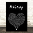 Nonpoint Misery Black Heart Song Lyric Art Print