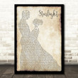 Slash Feat. Myles Kennedy Starlight Man Lady Dancing Song Lyric Art Print