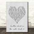 Pink Floyd Another Brick in the Wall (Part 2) Grey Heart Song Lyric Art Print
