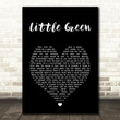Joni Mitchell Little Green Black Heart Song Lyric Art Print
