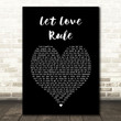 Lenny Kravitz Let Love Rule Black Heart Song Lyric Art Print