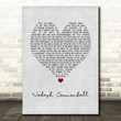 Roy Acuff Wabash Cannonball Grey Heart Song Lyric Art Print