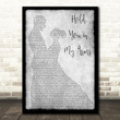 Ray LaMontagne Hold You in My Arms Grey Man Lady Dancing Song Lyric Art Print