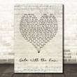 Eddie Kendricks Date With the Rain Script Heart Song Lyric Art Print