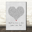 Dolly Parton Whyd You Come in Here Lookin Like That Grey Heart Song Lyric Art Print