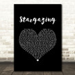 Kygo feat. Justin Jesso Stargazing Black Heart Song Lyric Art Print