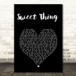 Hozier Sweet Thing Black Heart Song Lyric Art Print