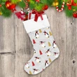 Christmas Cute Penguin In Winter Costume Christmas Stocking