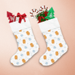 Butter Cookies Gingerbread Man And Snowflakes Pattern Christmas Stocking