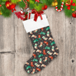Socks With Snowflakes Deers And Christmas Tree Christmas Stocking