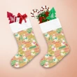 Christmas Snowman Holly And Coloful Typography Christmas Stocking